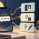 Телефон с отдельными уведомлениями для входа, согласия и подписи договора